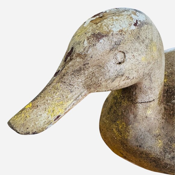 Vintage Hand Carved Wooden Duck Decoy - Picture 9 of 9